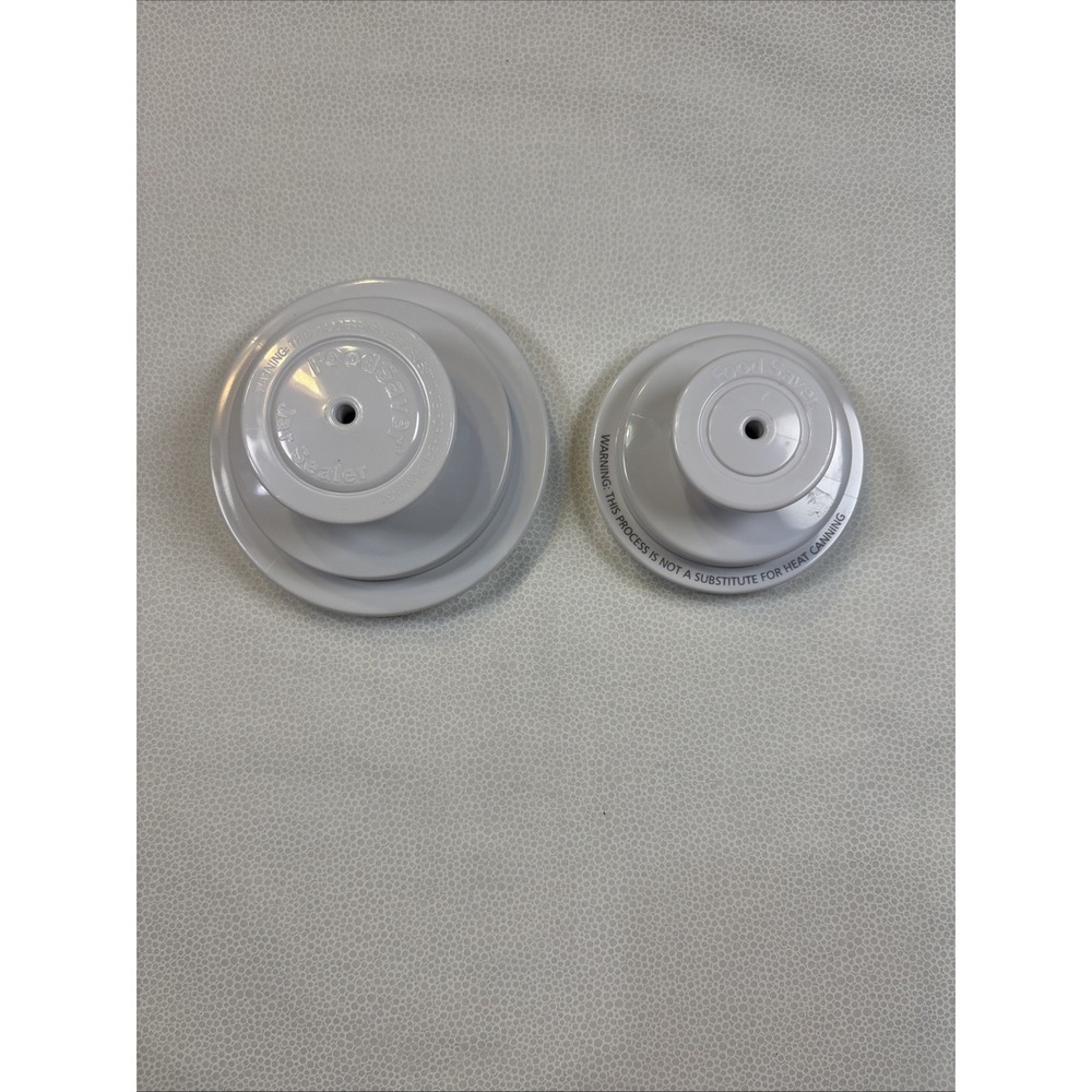 Food Saver Vacuum Jar Sealer For  Regular And Wide Mouth Jars. Lids Only.